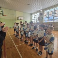 3 miejsce podczas Gminnych Igrzysk Dzieci w piłkę koszykową